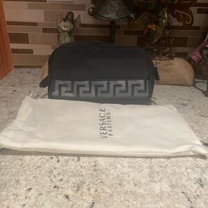 Versace Black and Gray women, cosmetic Bag,new , authentic.